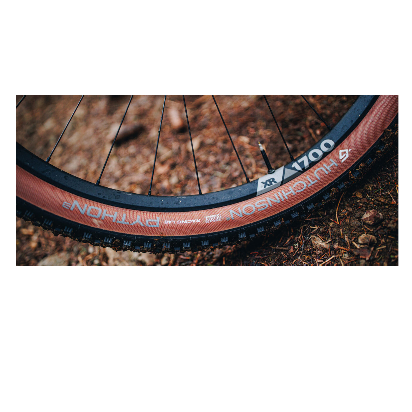 HUTCHINSON PYTHON 3 29x2.40 Racing Lab Hardskin Race Ripost XC Tubeless Ready Zacht Bruin band