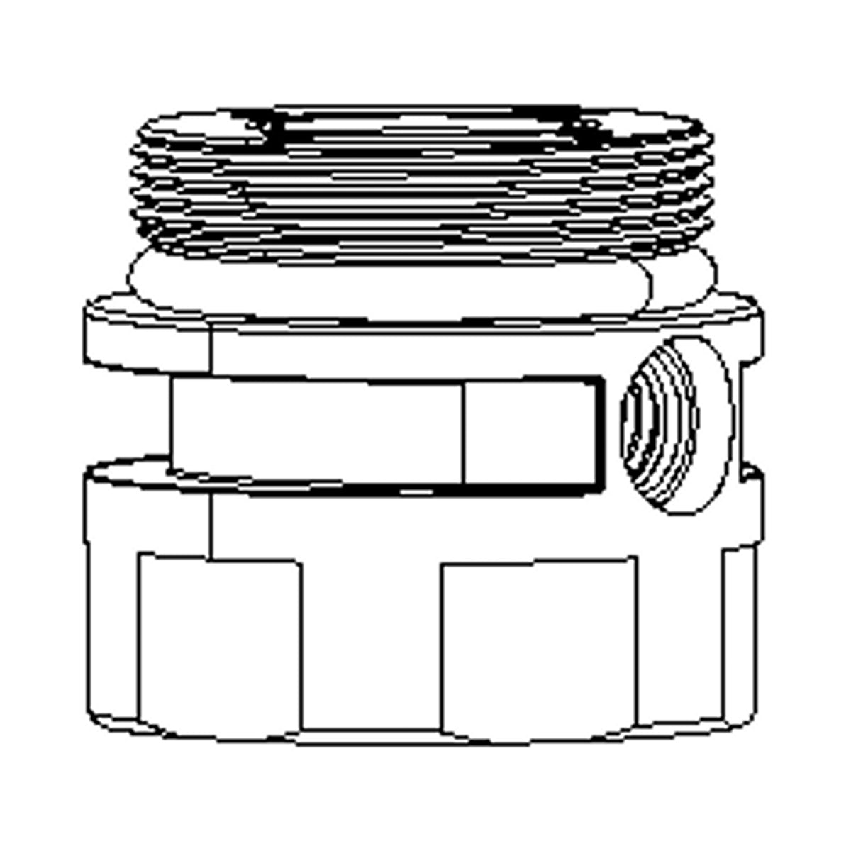 Afdichtkopset voor ROCKSHOX CHARGER 2.1-dempercartridge — technische illustratie
