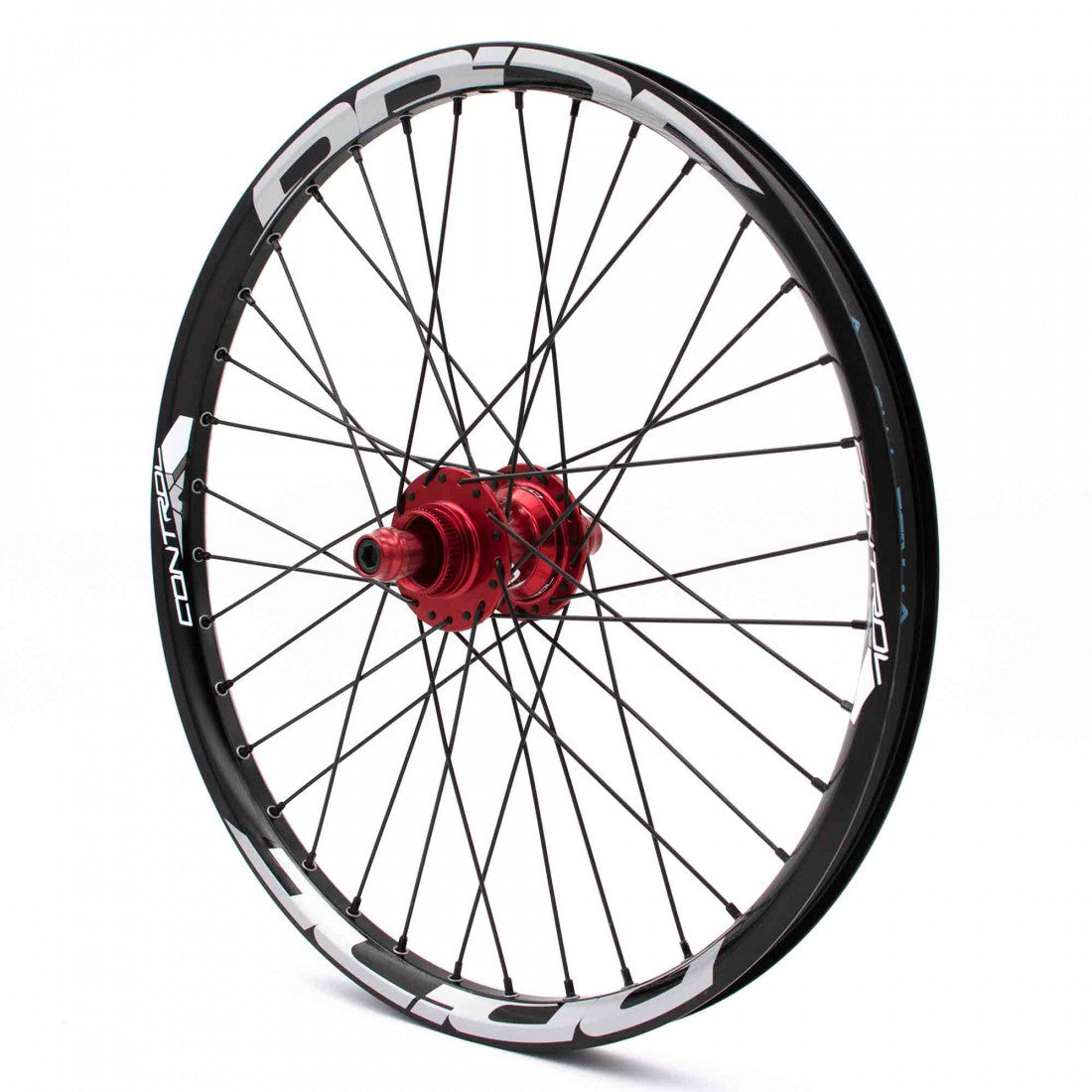 Paire de Roues PRIDE 20" (406mm) Control V1 Disc Axes 20/10mm Rouge
