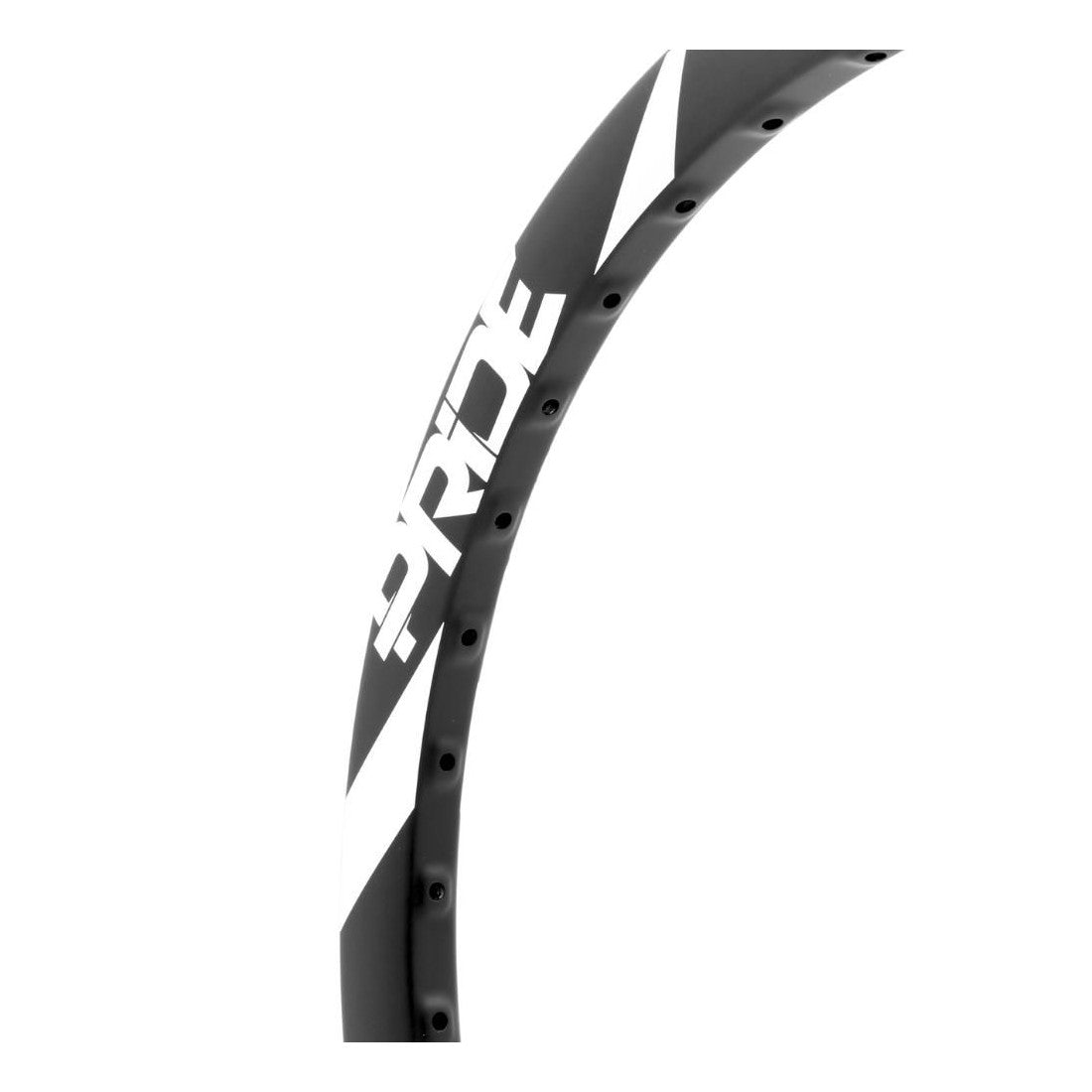 Wielpaar PRIDE 20" (406mm) Carbon Wave Matt White Disc Control V2 Assen 20/15mm Zwart/Wit
