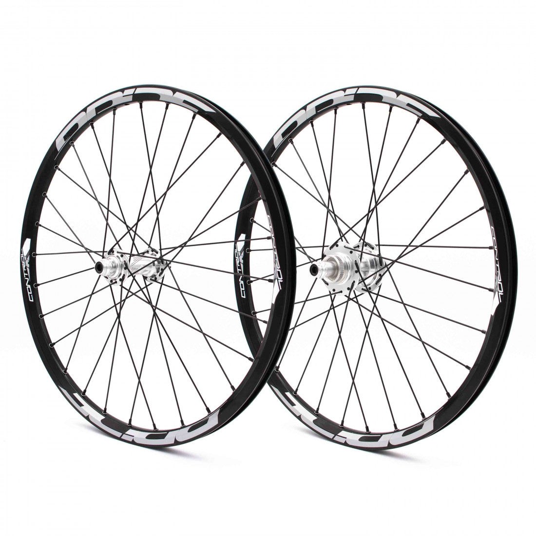 Paire de Roues PRIDE 20" (451mm) Control V2 Disc Axes 10/15mm Polish