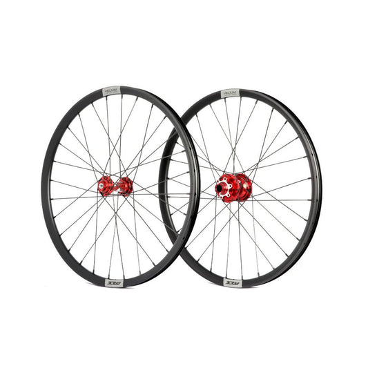 Paire de Roues PRIDE 20" (451mm) Control V2 Disc Helium M21 Axes 10/15mm Rouge