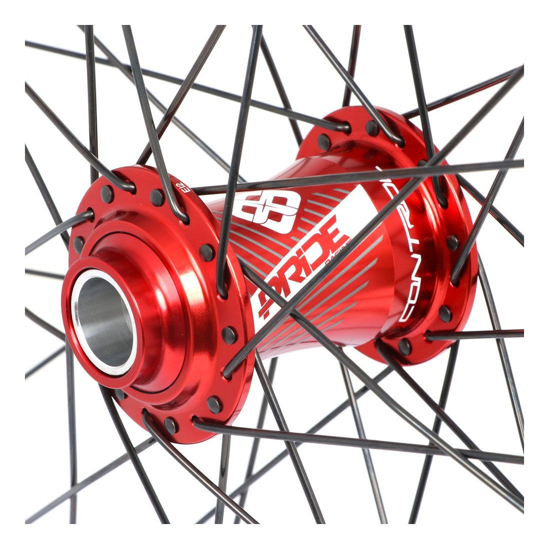 Paire de Roues PRIDE 24" (507mm) Control V1 Disc Axes 20/10mm Rouge