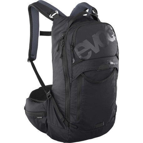 Rugzak met rugpand EVOC Trail PRO BLACKLINE 16 L Zwart