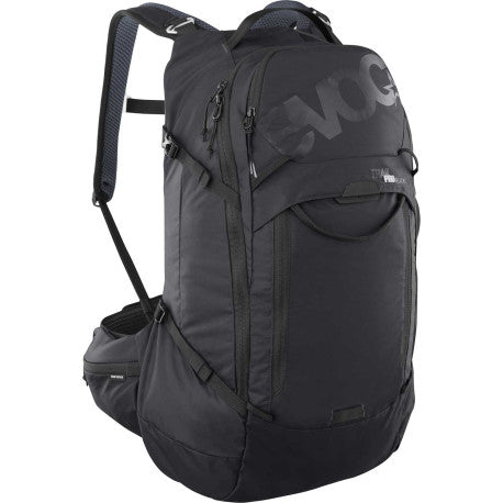 Rugzak met rugpand EVOC Trail PRO BLACKLINE 26 L Zwart