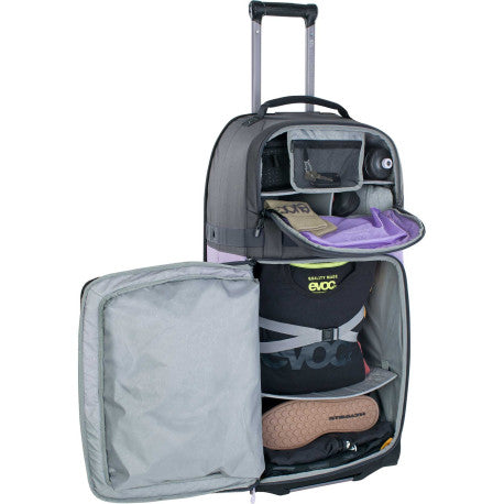 EVOC WORLD TRAVELLER 125 L Reistas Zwart/Paars