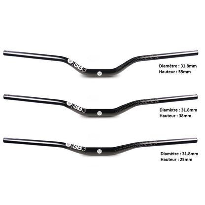 Cintre SB3 KROMA Rise 25mm 780mm Noir/Argent