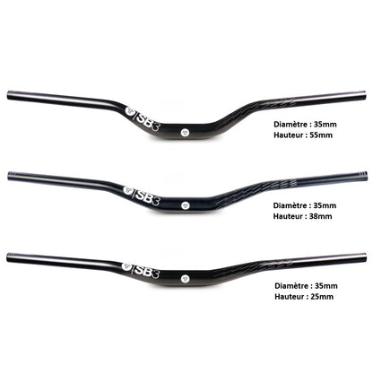 Cintre SB3 KROMA Rise 25mm 780mm Noir/Argent