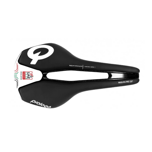 PROLOGO NAGO R4 PAS 137mm Zadel Nack Rails Zwart/Wit UAE
