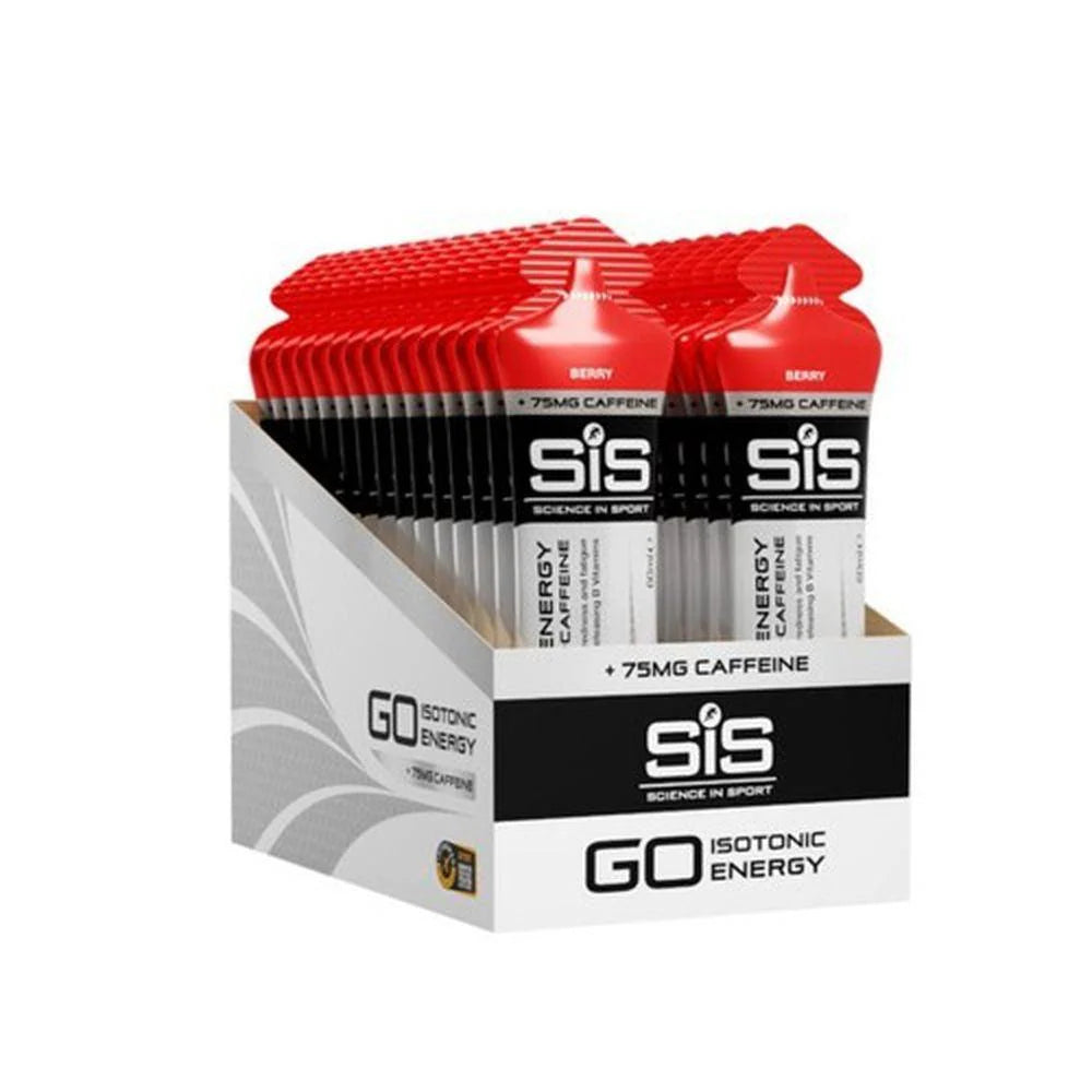 SIS GO ISOTONIC ENERGY Cafeïne Gel (60ml) Rode bessen