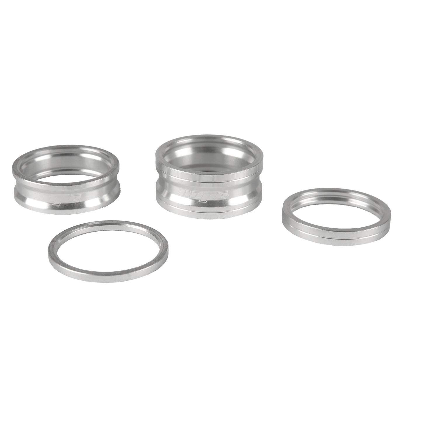 HOPE SPACE DOCTOR 1"1/8 zilver Headset Spacers Kit