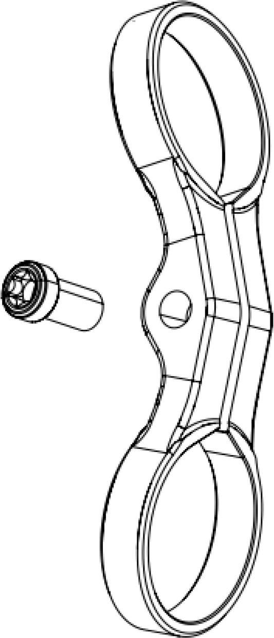 SRAM-bevestigingsklem (rechts/links) voor POD AXS INFINITE-bediening