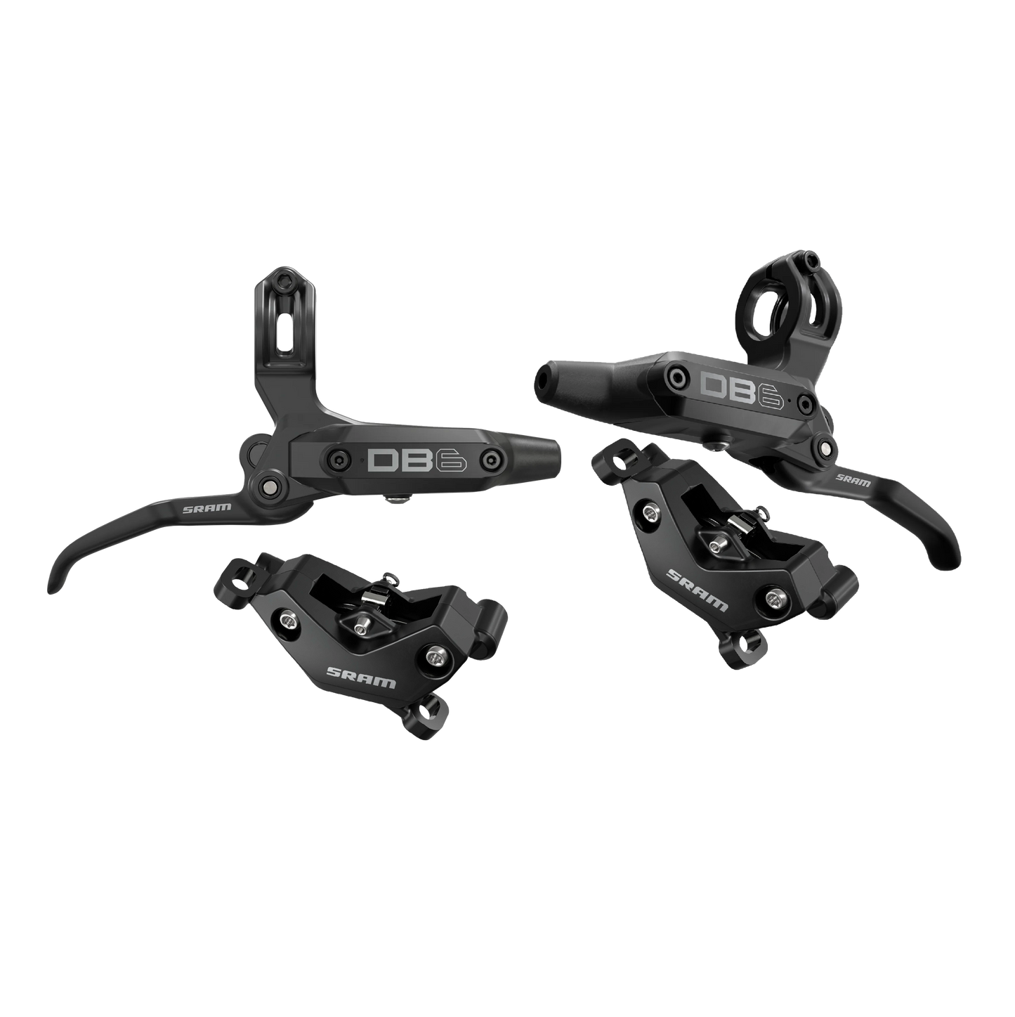 Paar SRAM DB6 remmen zwart