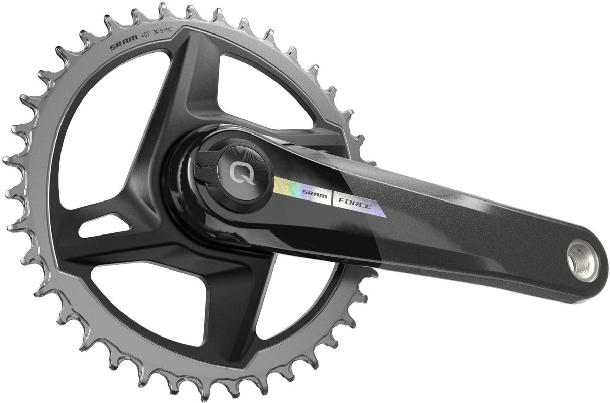 SRAM QUARQ FORCE AXS MY24 enkel 12-speed crankstel met vermogensmeter
