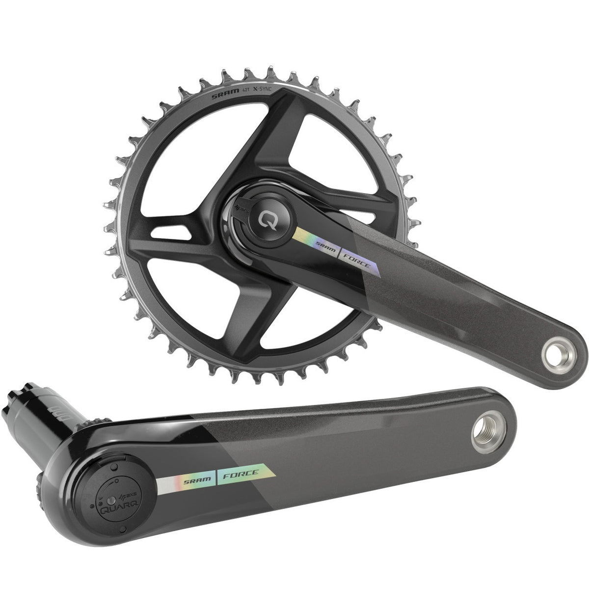 SRAM QUARQ FORCE AXS MY24 enkel 12-speed crankstel met vermogensmeter