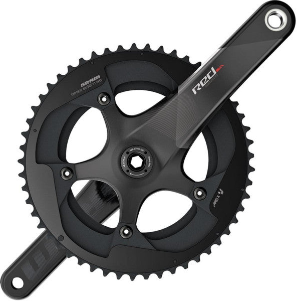 SRAM RED BB386 dubbel crankstel 11-speed, zwart