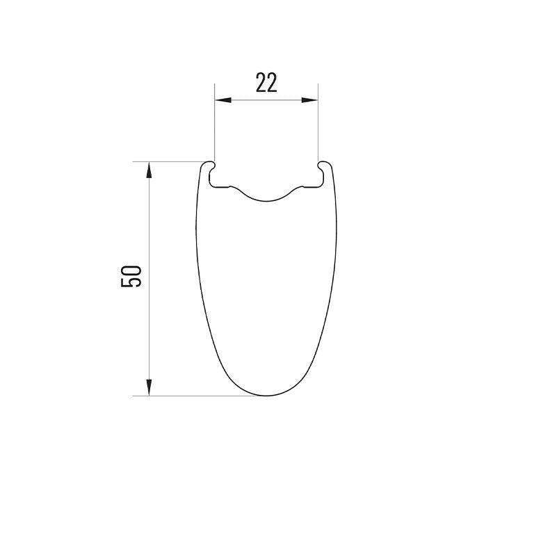 Paar MICHE SWR EVO 50 DISC Tubeless Ready wielen (Center Lock)