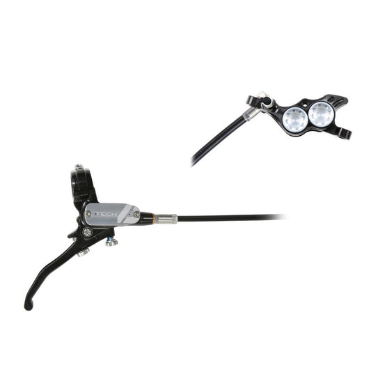 HOPE TECH 4 E4 Achterrem Zwart/Zilver