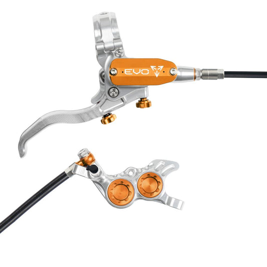 HOPE TECH 4 EVO GR4 achterrem Zilver/Oranje