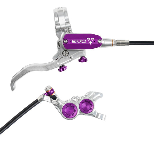 HOPE TECH 4 EVO GR4 Achterrem Zilver/Paars