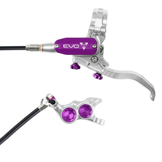 HOPE TECH 4 EVO TR4 Voorrem Zilver/Paars