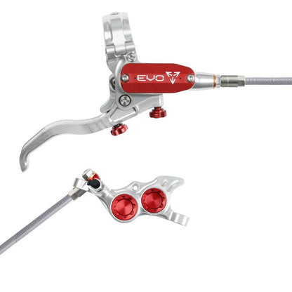Achterrem HOPE TECH 4 EVO TR4 Aviation Zilver/Rood
