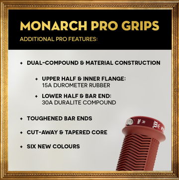 Grips PEATY'S MONARCH PRO KNURL Supersoft Plum Purple