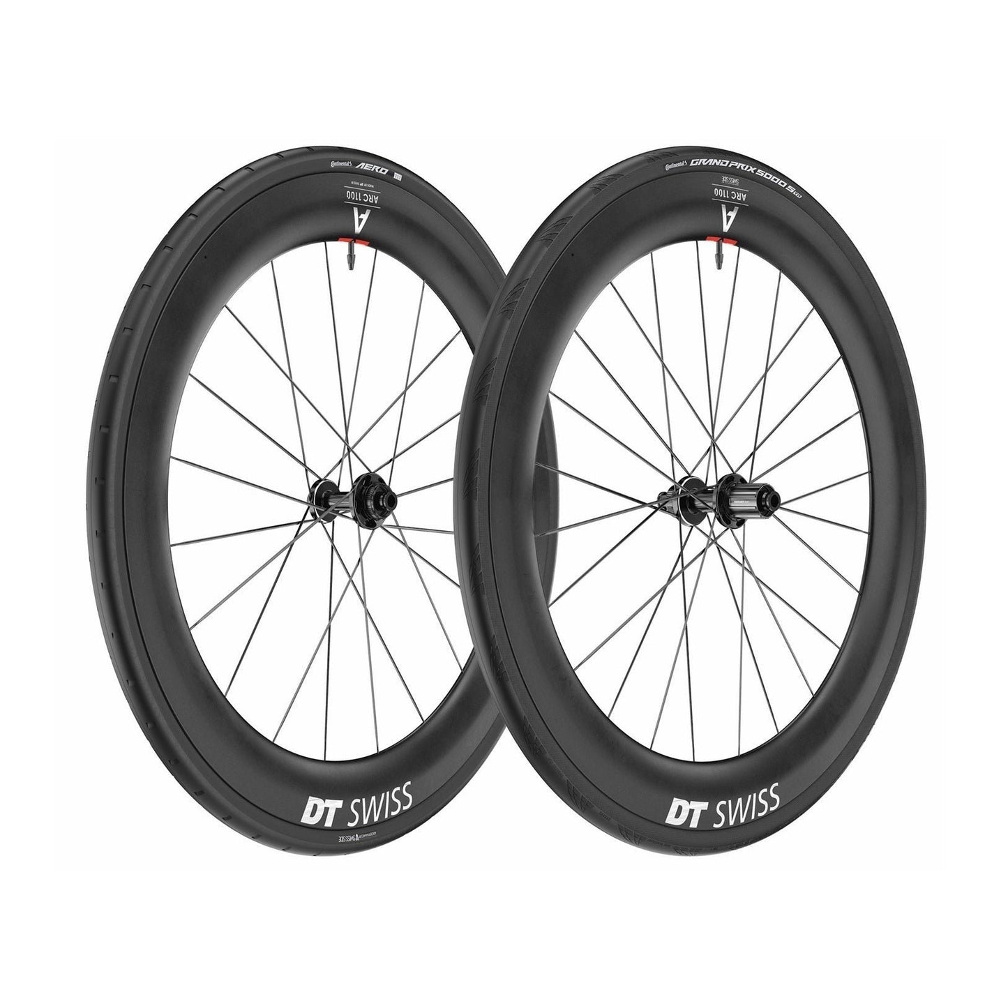 Paire de Roues DT SWISS ARC 1100 DICUT WTS 55 Tubeless Ready (Center Lock)