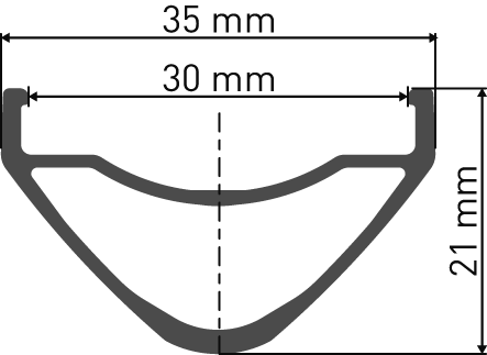 Paar DT SWISS EX 1700 SPLINE 30 mm 29" 15x110/12x148 mm Boost Wielen