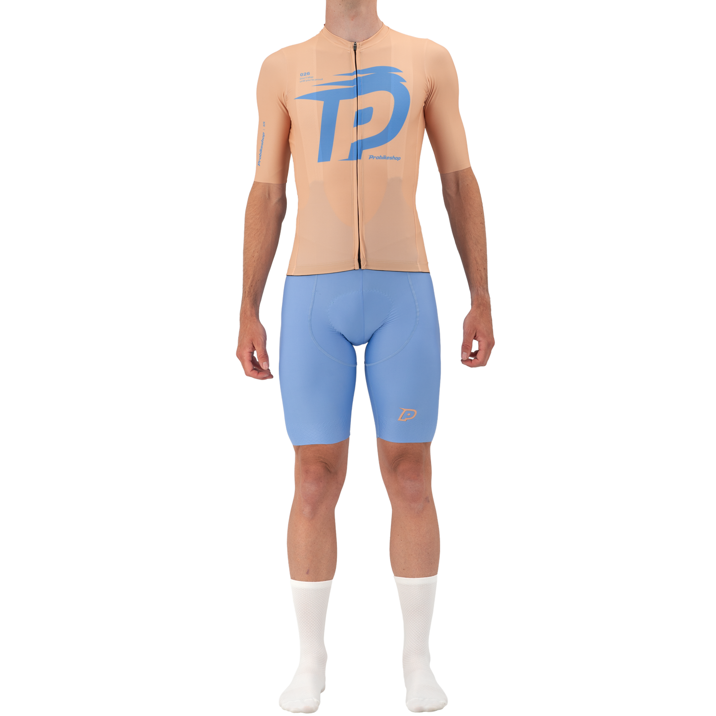 PROBIKESHOP Korte Mouw Jersey Beige