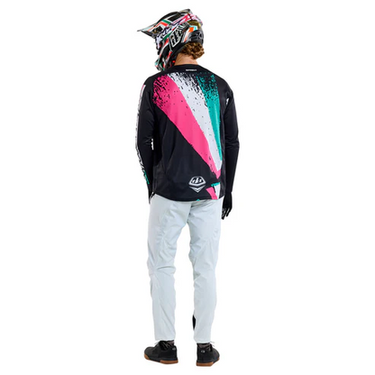 Shirt TROY LEE DESIGNS SPRINT FULL PULL Lange Mouwen Zwart