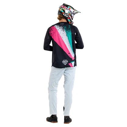 Shirt TROY LEE DESIGNS SPRINT FULL PULL Lange Mouwen Zwart