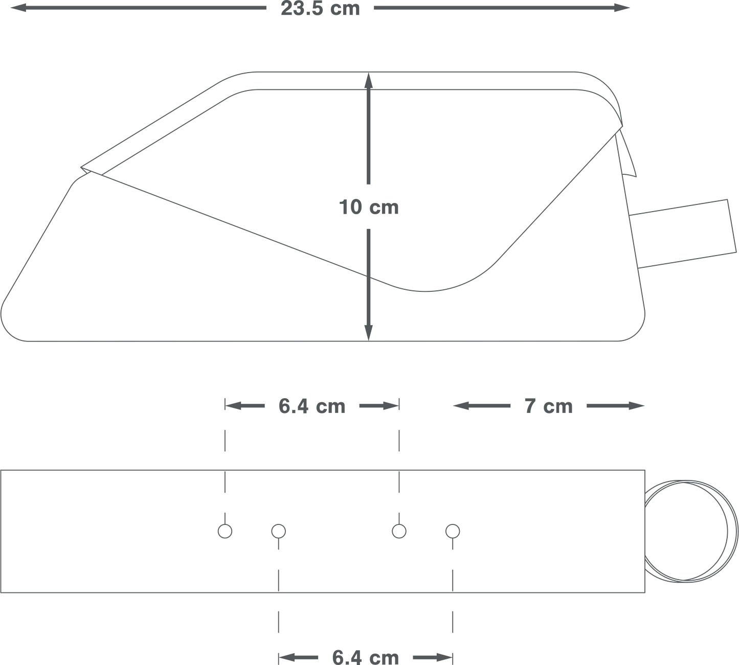 Sacoche de Cadre APIDURA RACING BOLT-ON TOP TUBE PACK 1 L Noir