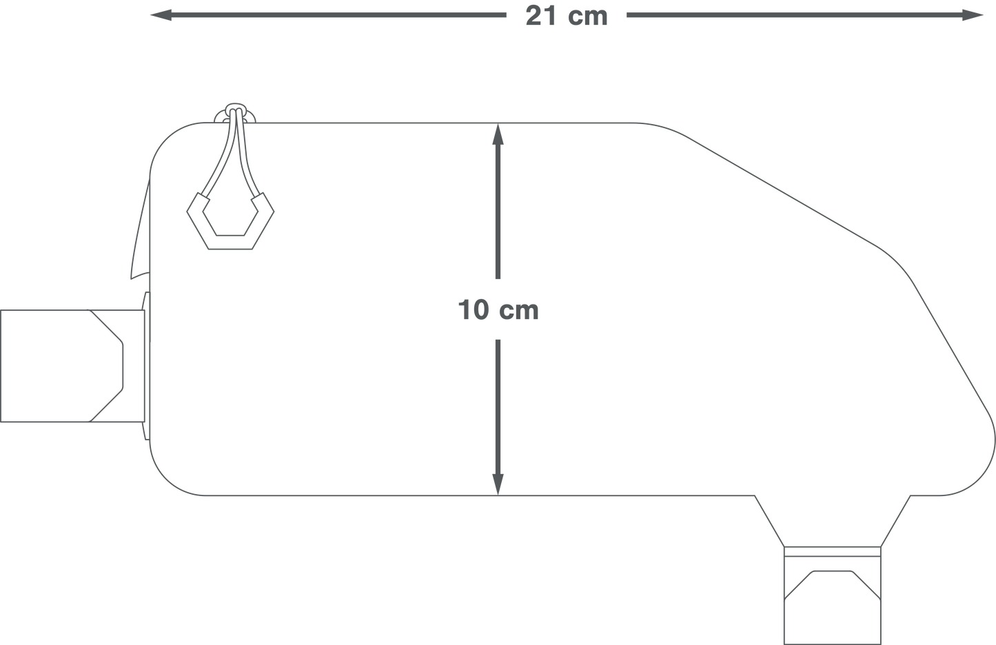 APIDURA EXPEDITION TOP TUB PACK 1 L Frametas Zwart