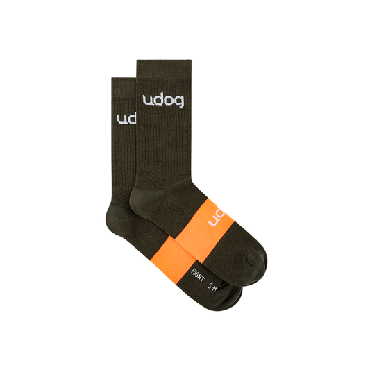Chaussettes UDOG GRAVEL Noir/Orange