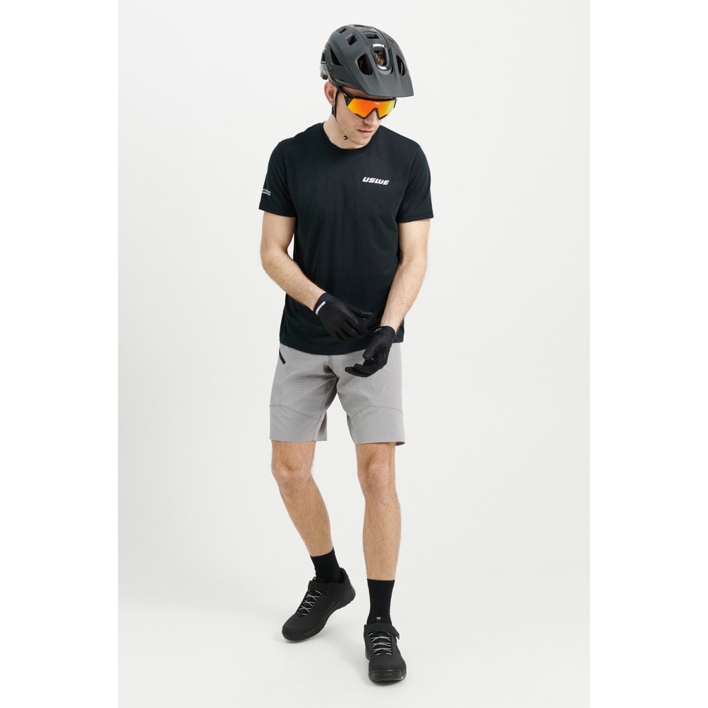 USWE HYBRID MTB Short Grijs