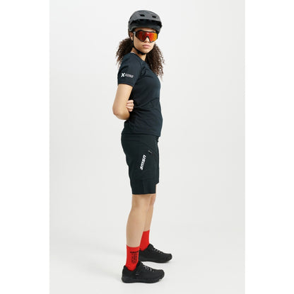 Short USWE HYBRID MTB Dames Zwart
