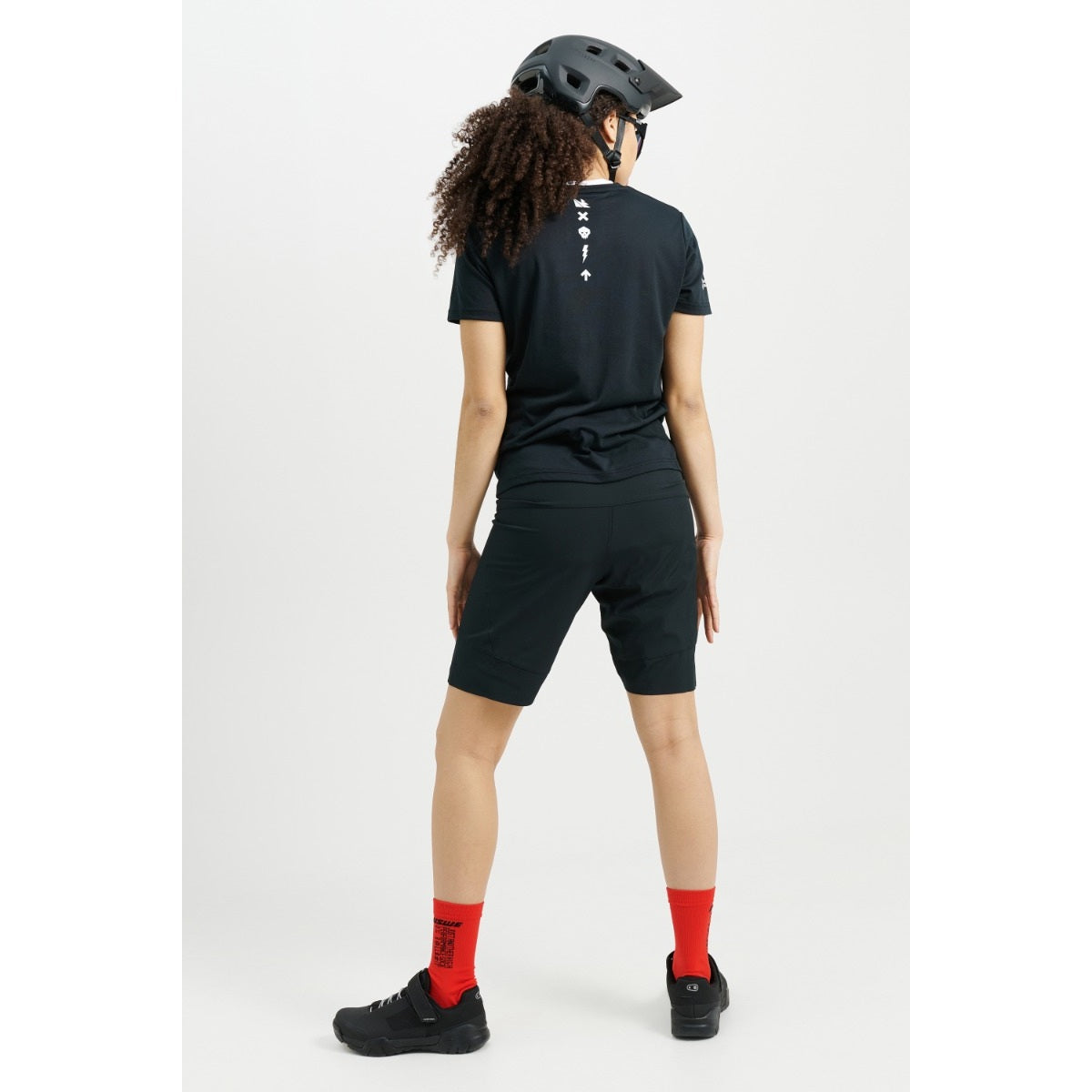 Dames USWE HYBRID MTB Short Zwart