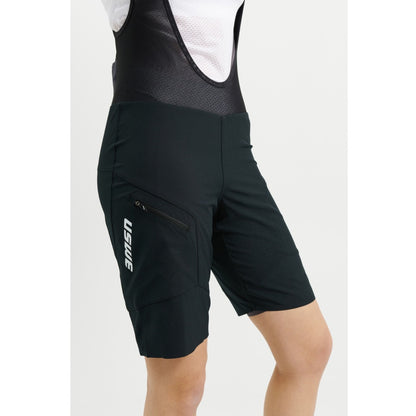 Short USWE HYBRID MTB Dames Zwart