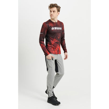 USWE LUFTIG MTB Lange Mouw Jersey Rood
