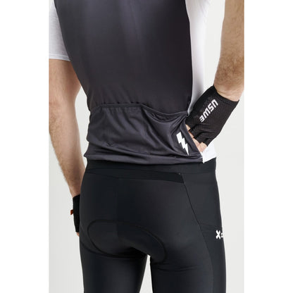 Maillot Manches Courtes USWE GRUS GRAVEL Blanc