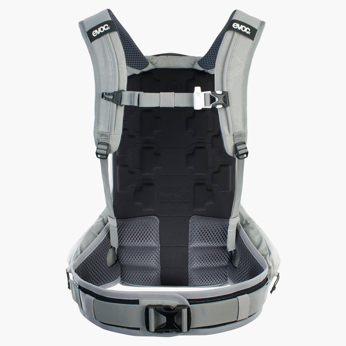 EVOC TRAIL PRO SF 12L-rugzak met rugprotector grijs - aanzicht 2