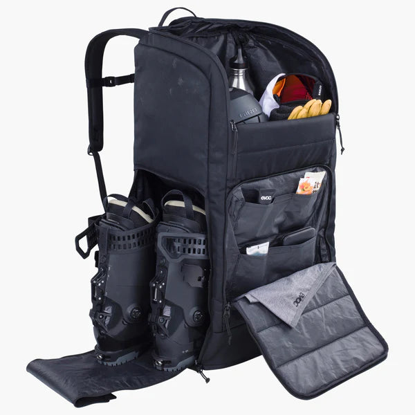 EVOC 90L Reisrugzak Zwart