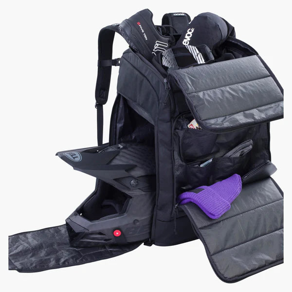 EVOC 60L Reisrugzak Zwart